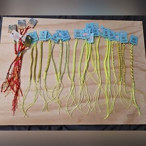 29 Piece Friendship Bracelet Bundle NWT Braided Surf Beach Bracelets Lot